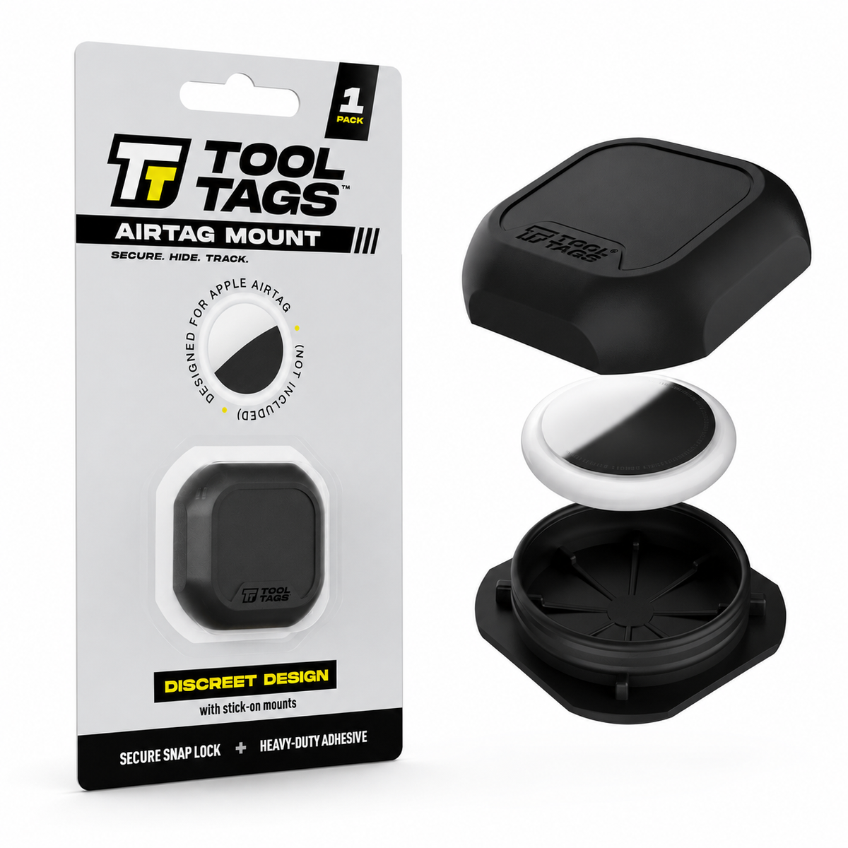 ToolTags Protective Case - For Use with AirTag - Single Pack