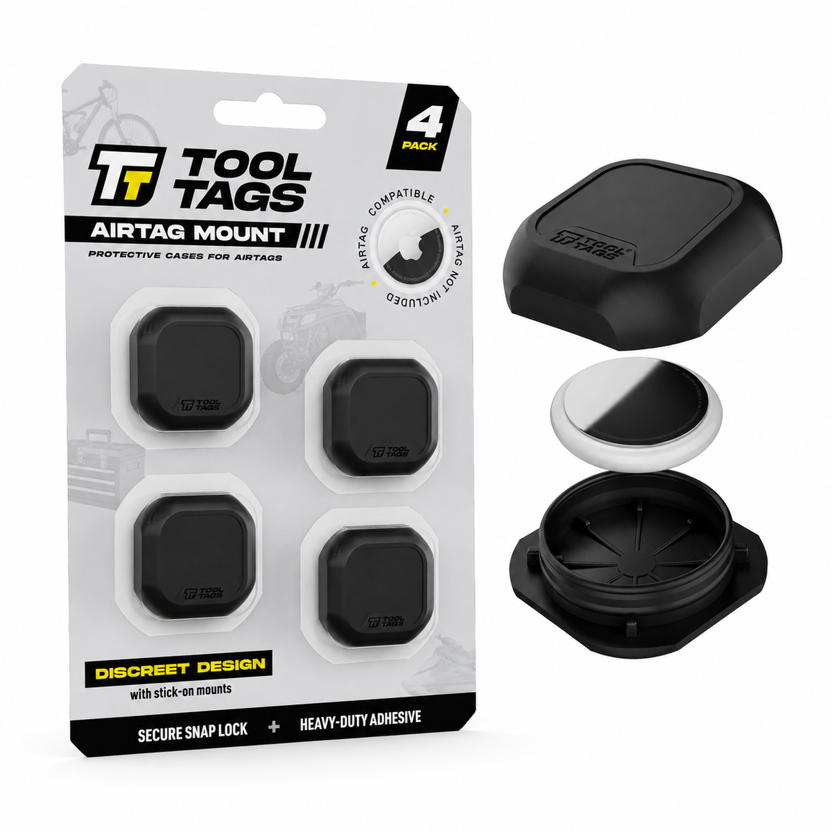 ToolTags Protective Case - For Use with AirTag - Single Pack